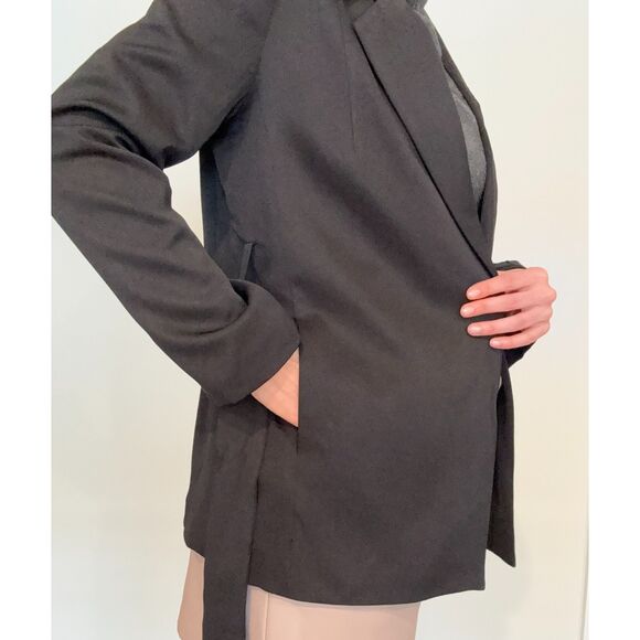 Sinsay Black Blazer with Tie Belt – Size XS - Picture 3 of 5